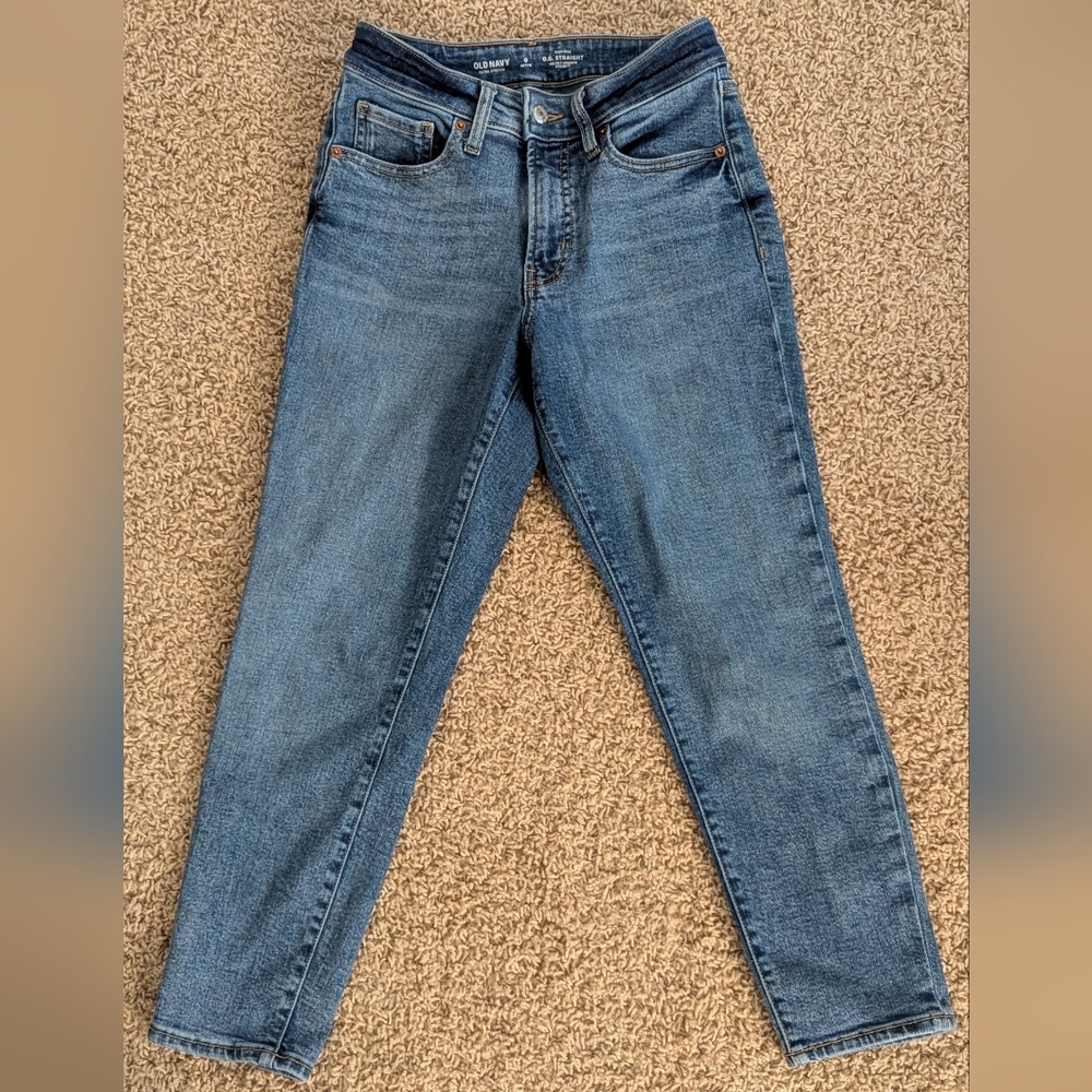Old Navy High-Rise O.G. Straight Ankle Jeans